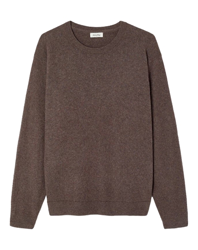 Amercan Vintage - Men's Sweater Ouinty Strik - Mottled Hedgehog